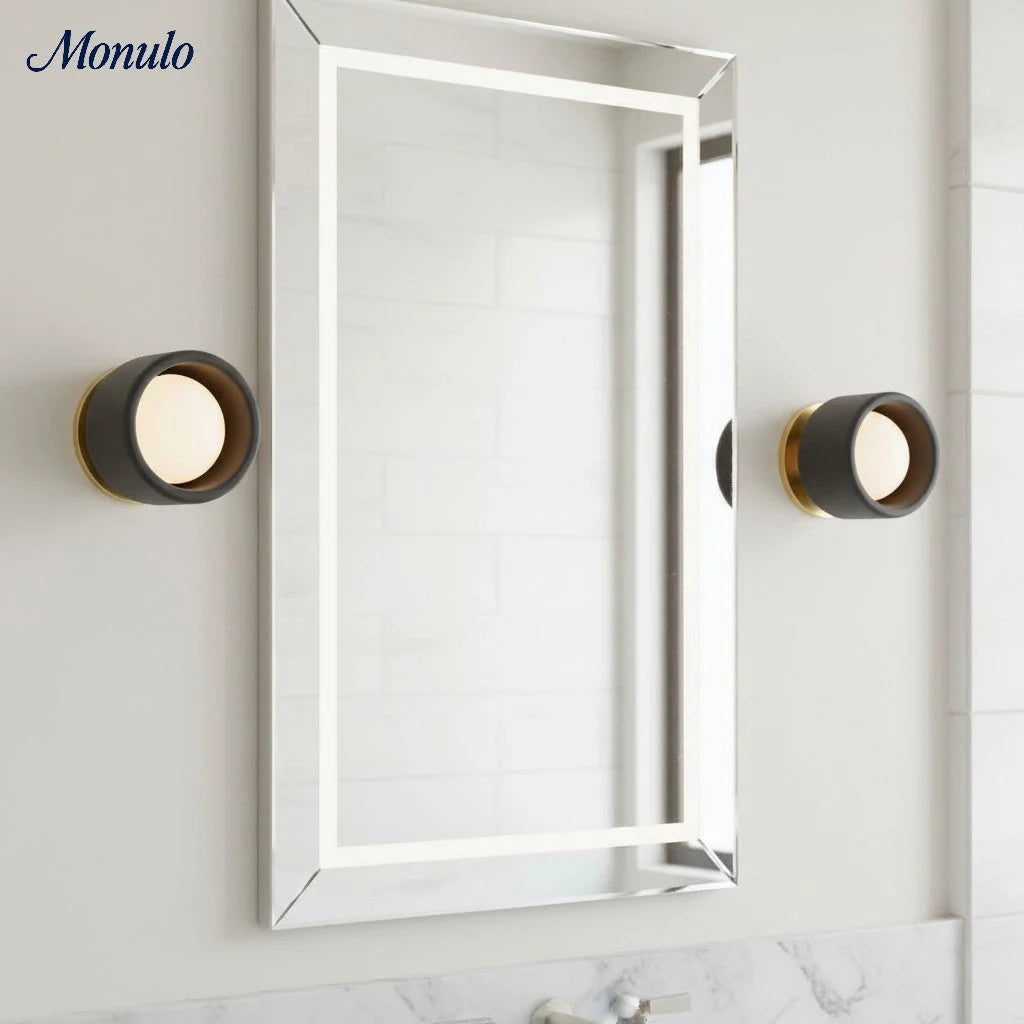 Wall Lamp Round Ceramic Flush Mount