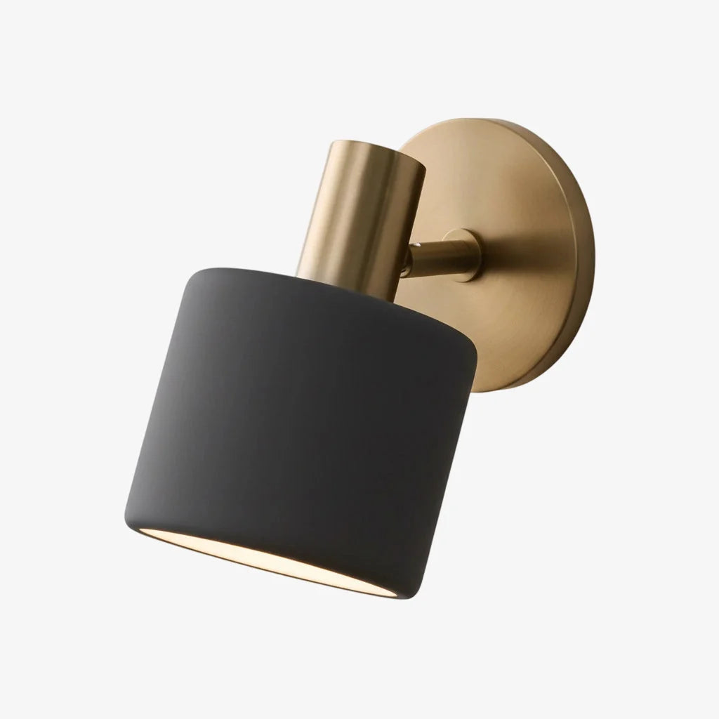 Wall Lamp Round Ceramic Flush Mount