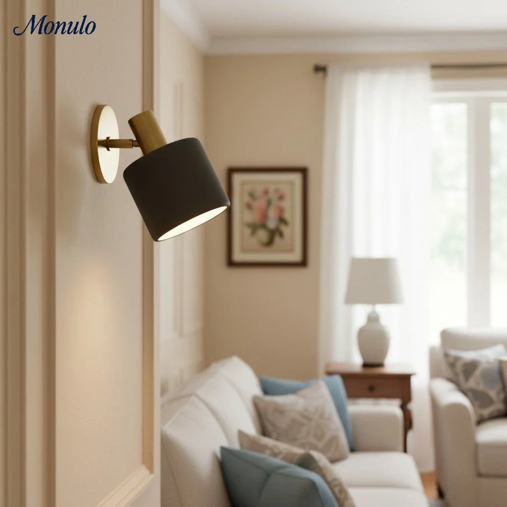 Wall Lamp Round Ceramic Flush Mount