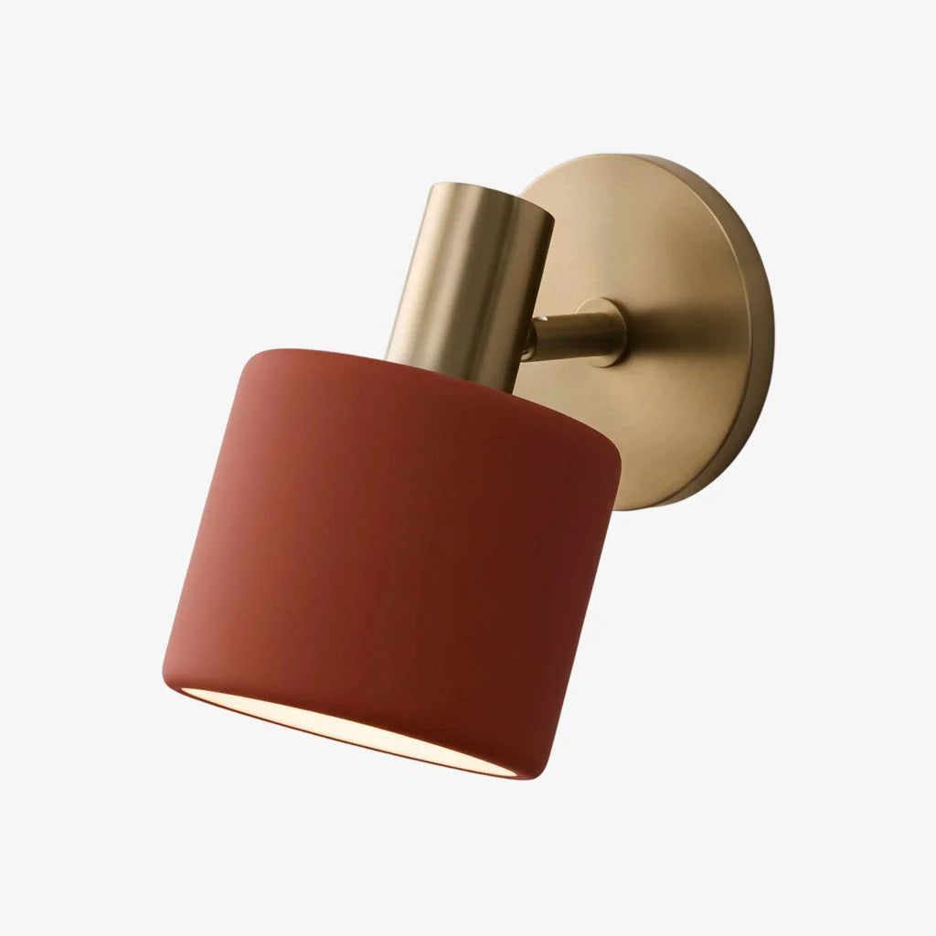 Wall Lamp Round Ceramic Flush Mount