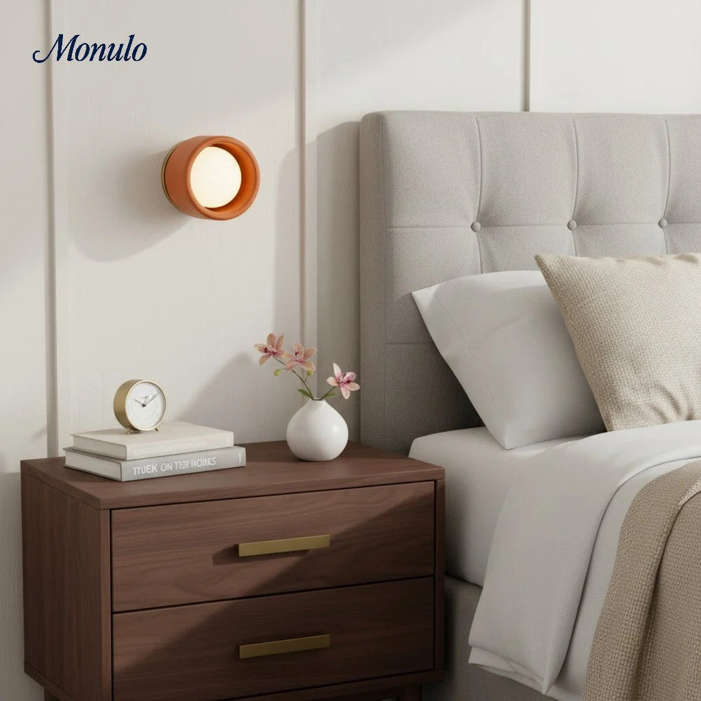 Wall Lamp Round Ceramic Flush Mount