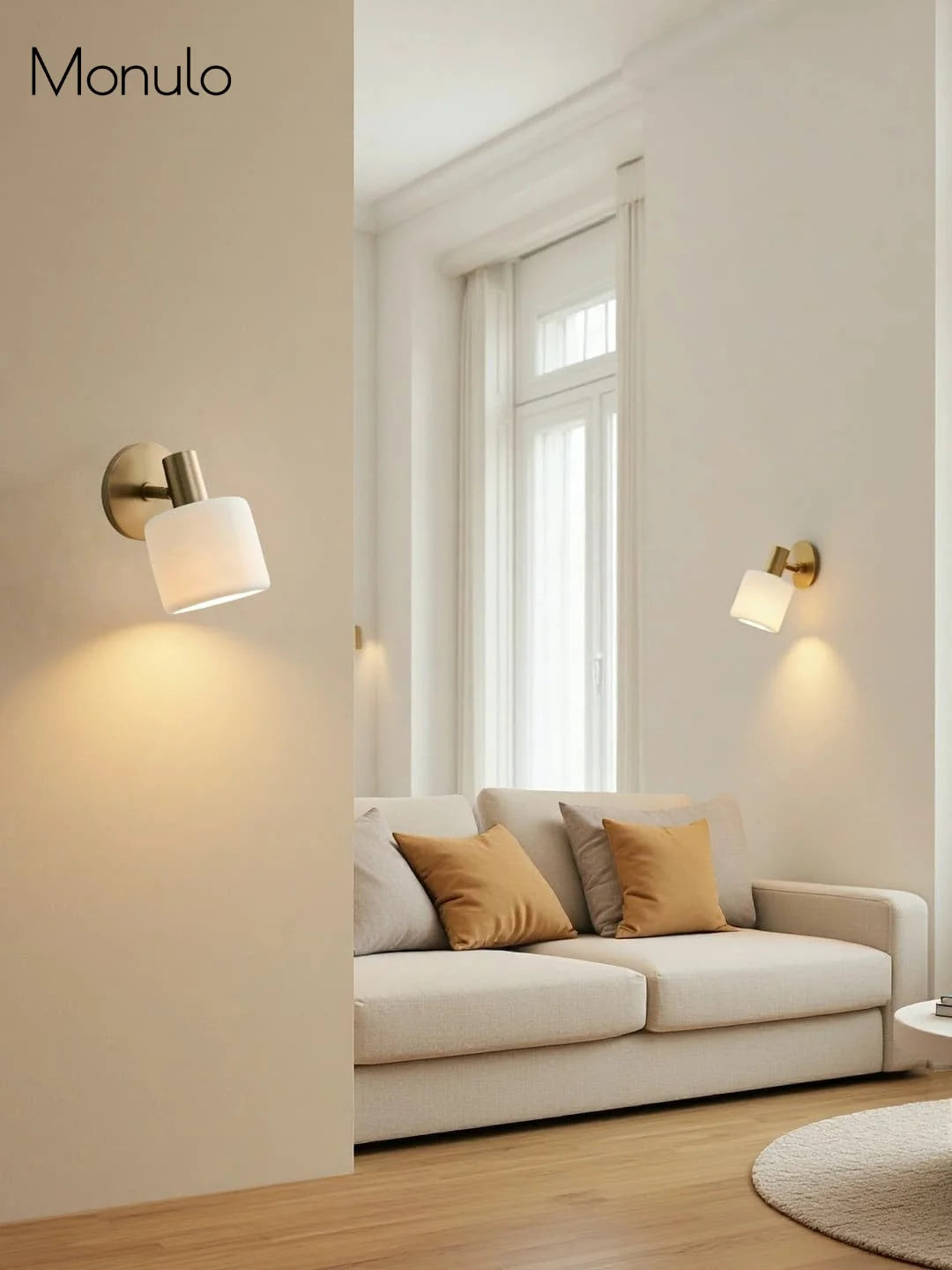 Wall Lamp Round Ceramic Flush Mount