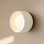 Wall Lamp Round Ceramic Flush Mount