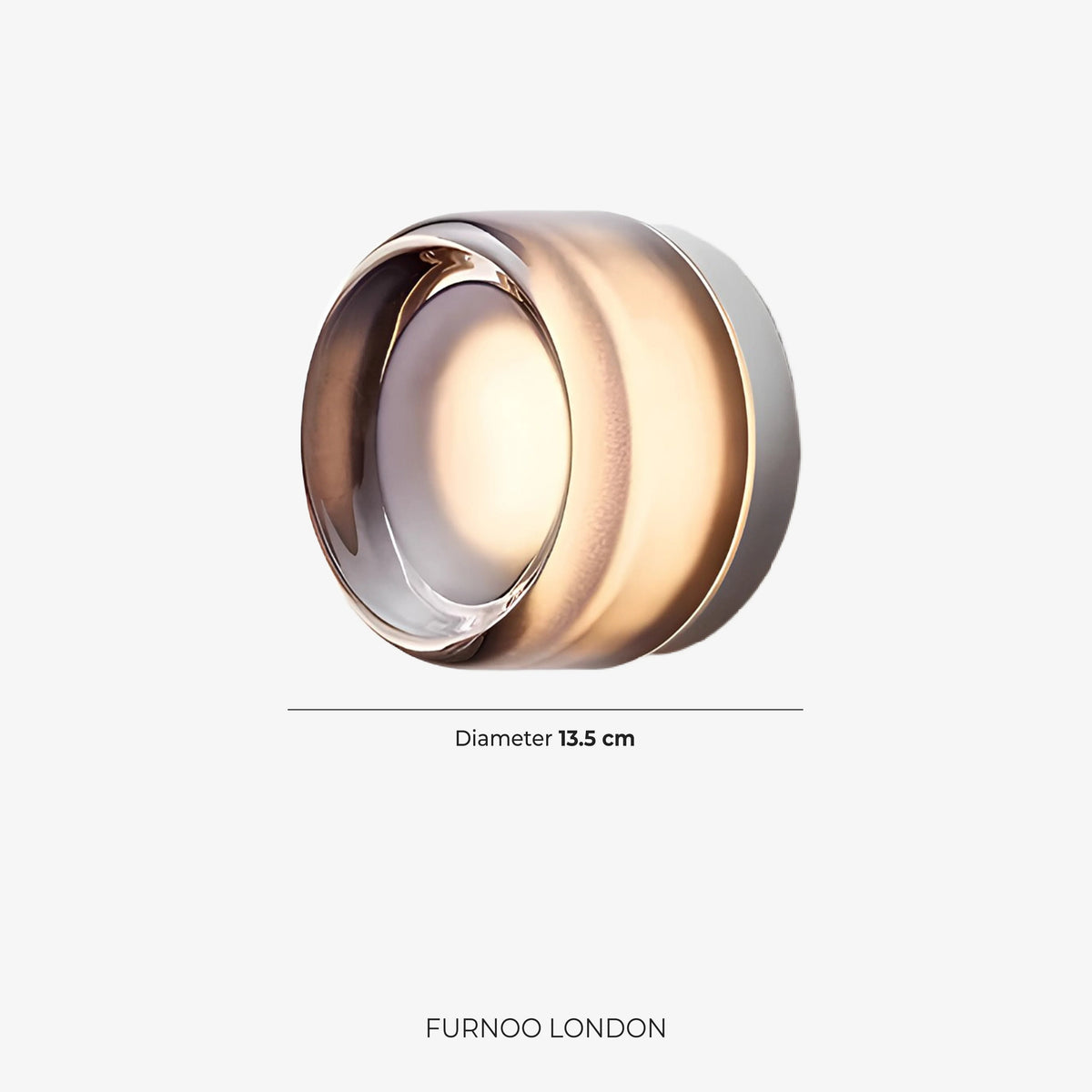 Wall Lamp Round Integrated LED Acrylic Diffuser