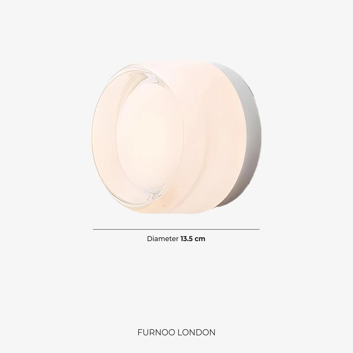 Wall Lamp Round Integrated LED Acrylic Diffuser