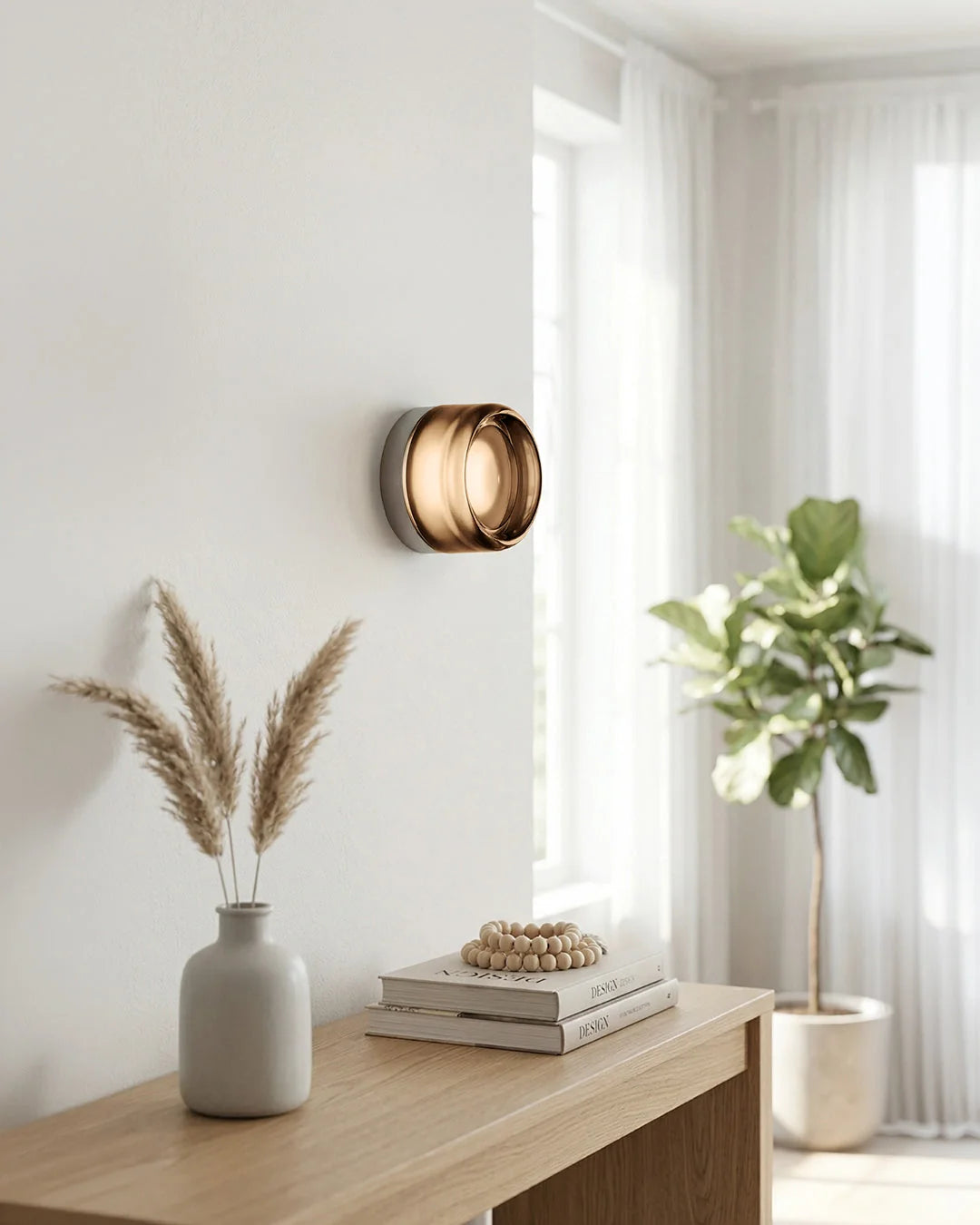 Wall Lamp Round Integrated LED Acrylic Diffuser