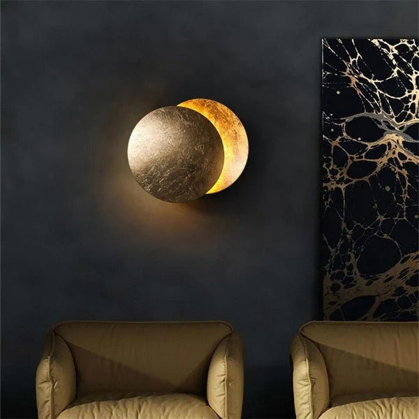 Wall Lamp Round LED Warm Moonlight Scandinavian