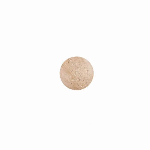 Wall Lamp Round Travertine Backlit