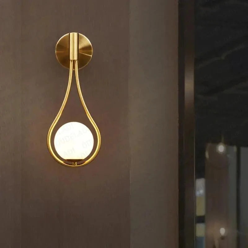 Wall Lamp Scandinavian Metal Easy Installation