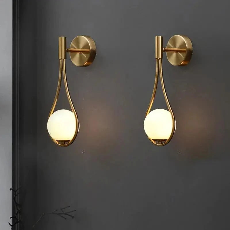 Wall Lamp Scandinavian Metal Easy Installation