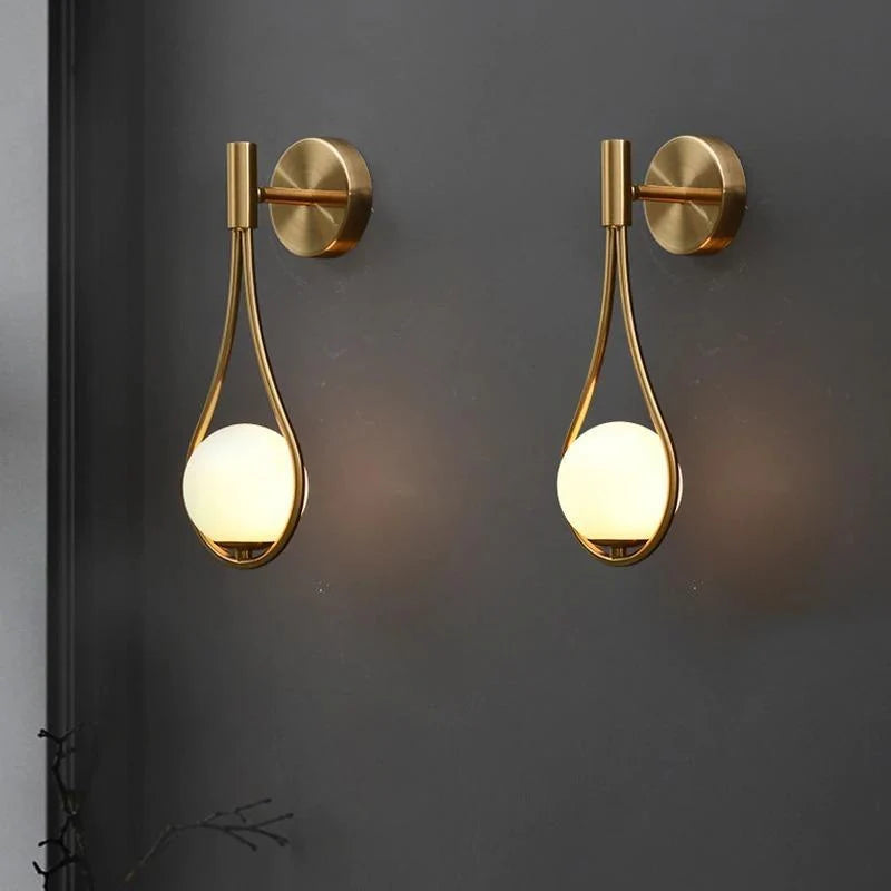 Wall Lamp Scandinavian Metal Easy Installation