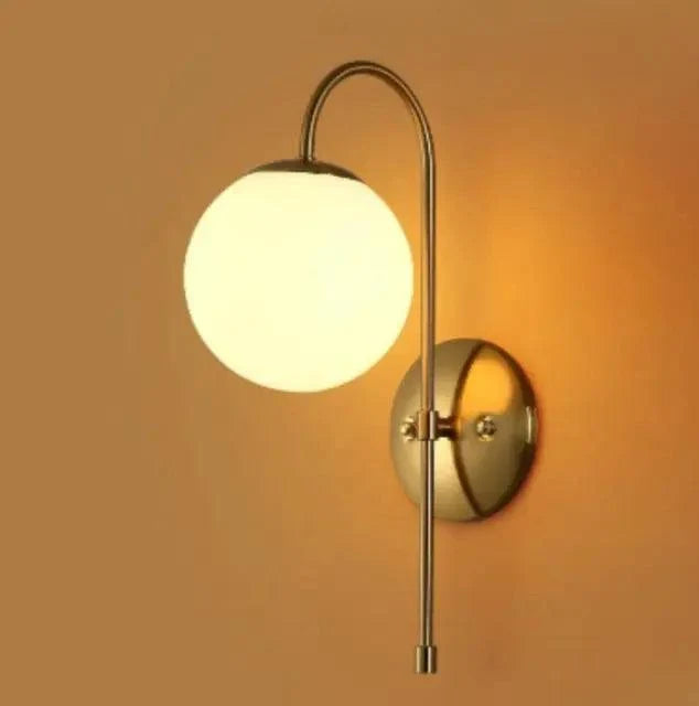 Wall Lamp Scandinavian Minimalist Gold Metal