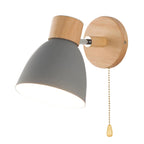 Wall Lamp Scandinavian Natural Wood & Metal Warm Light