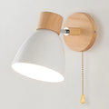 Wall Lamp Scandinavian Natural Wood & Metal Warm Light