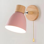 Wall Lamp Scandinavian Natural Wood & Metal Warm Light