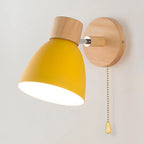 Wall Lamp Scandinavian Natural Wood & Metal Warm Light