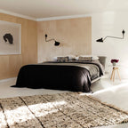 Wall Lamp Sculptural Dual Adjustable Arms Aluminum & Brass