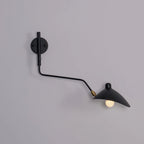 Wall Lamp Sculptural Dual Adjustable Arms Aluminum & Brass