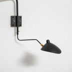 Wall Lamp Sculptural Dual Adjustable Arms Aluminum & Brass