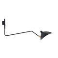Wall Lamp Sculptural Dual Adjustable Arms Aluminum & Brass