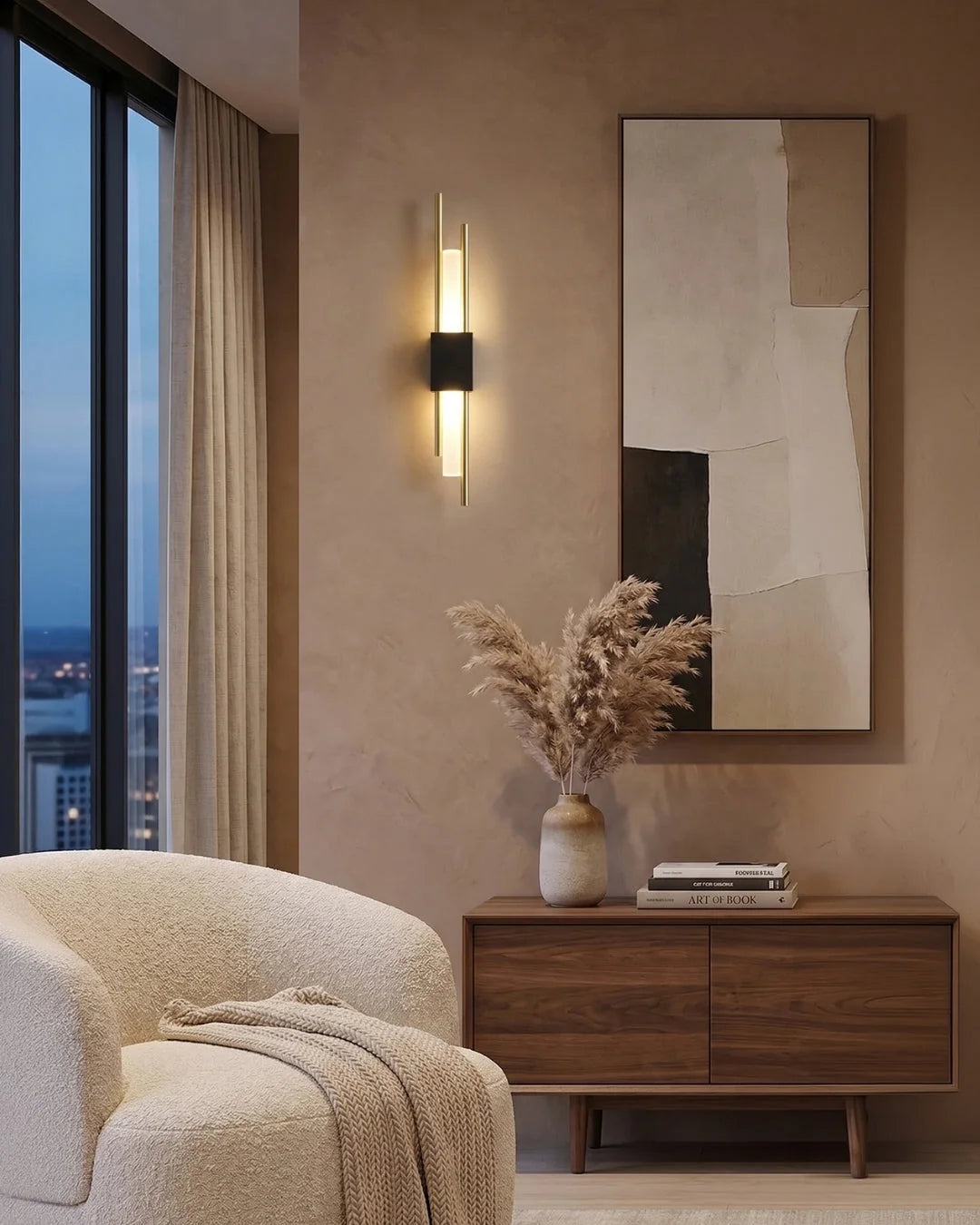 Wall Lamp Slim Vertical Integrated 6W LED