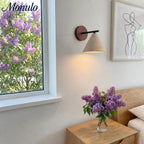 Wall Lamp Tapered Travertine Warm Indirect Light