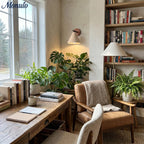 Wall Lamp Tapered Travertine Warm Indirect Light
