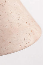 Wall Lamp Tapered Travertine Warm Indirect Light