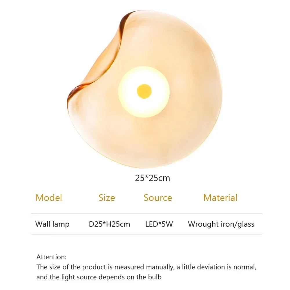 Wall Lamp Tempered Glass Energy-Saving LED