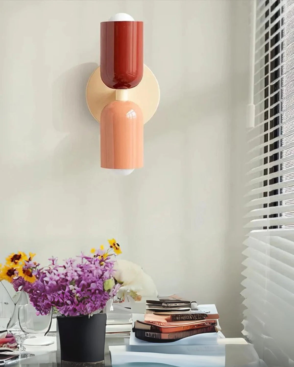 Wall Lamp Up-Down Light & Pastel Colors