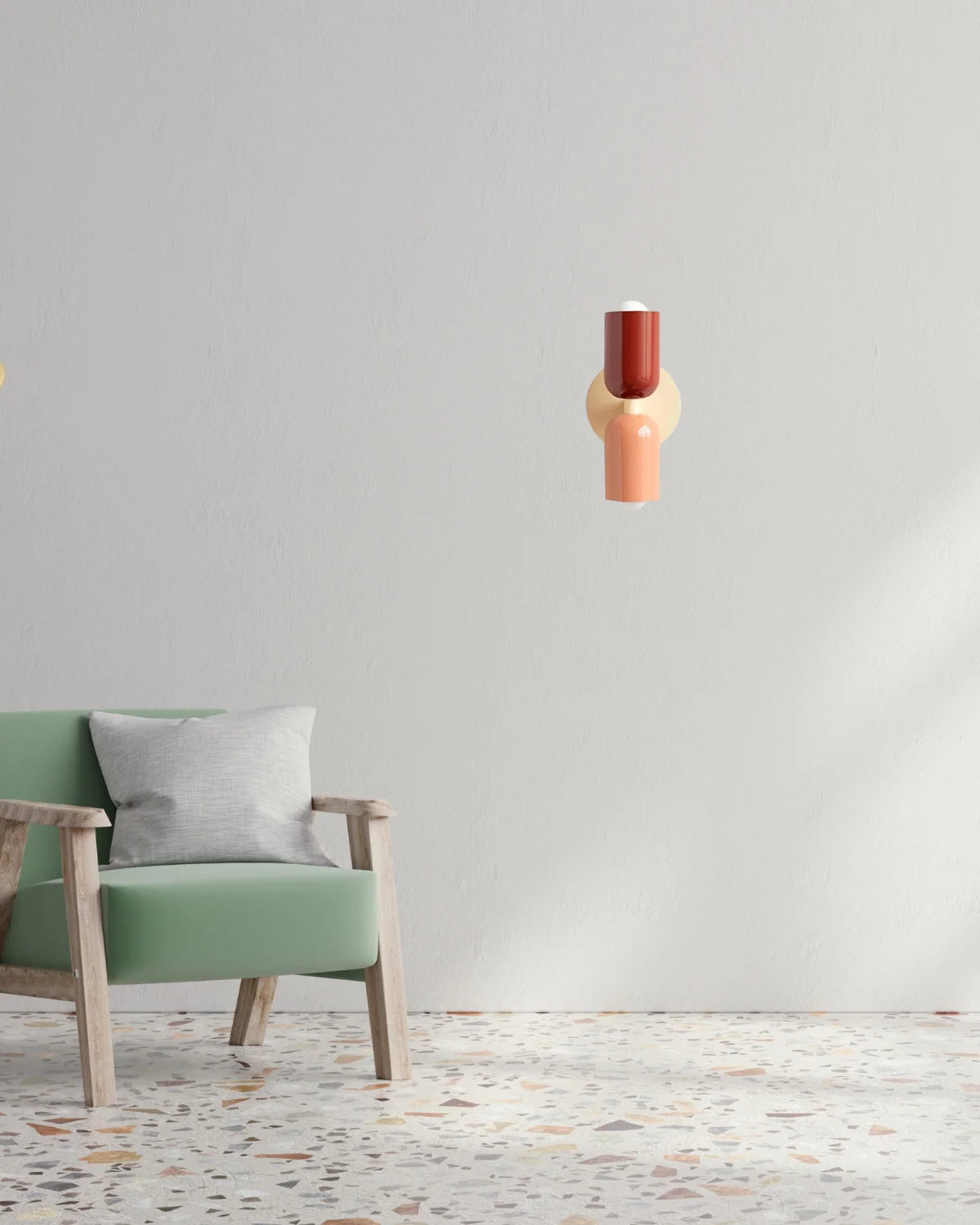 Wall Lamp Up-Down Light & Pastel Colors