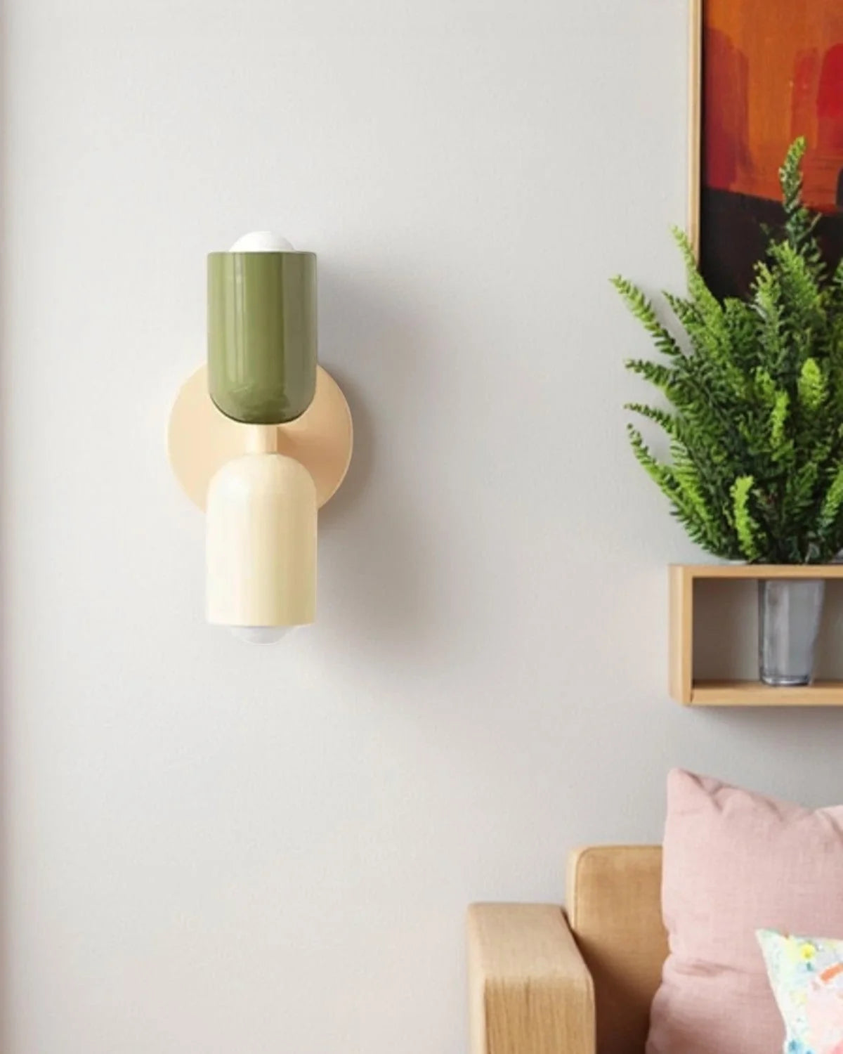 Wall Lamp Up-Down Light & Pastel Colors