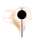 Wall Lamp Wavy Pattern 360° Rotation Energy-Efficient LED