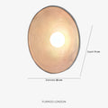 Wall Lamp Wood-Look Finish Three-Color Dimmable