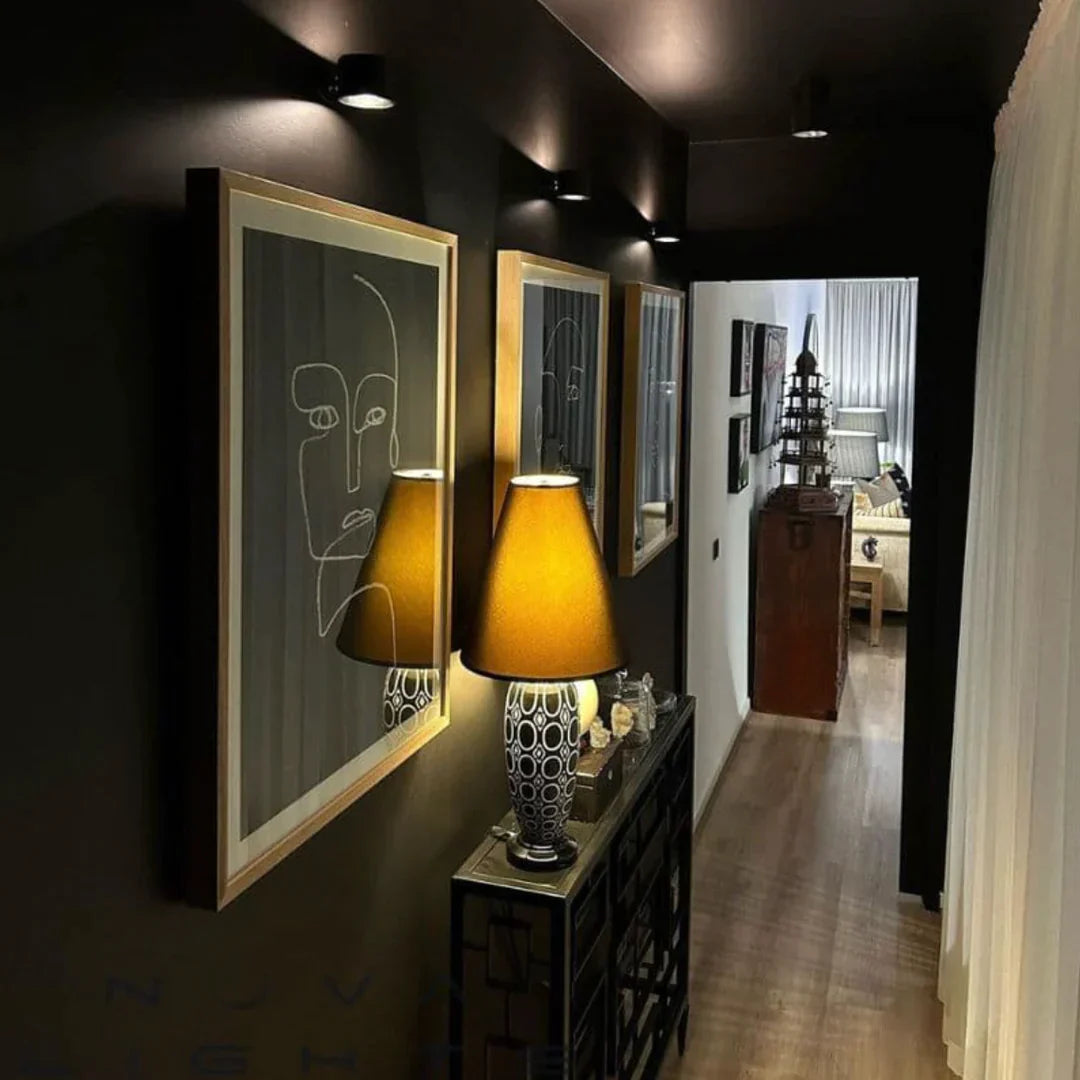 Wall Light 360 Degree Magnetic USB Rechargeable Touch Dimmer