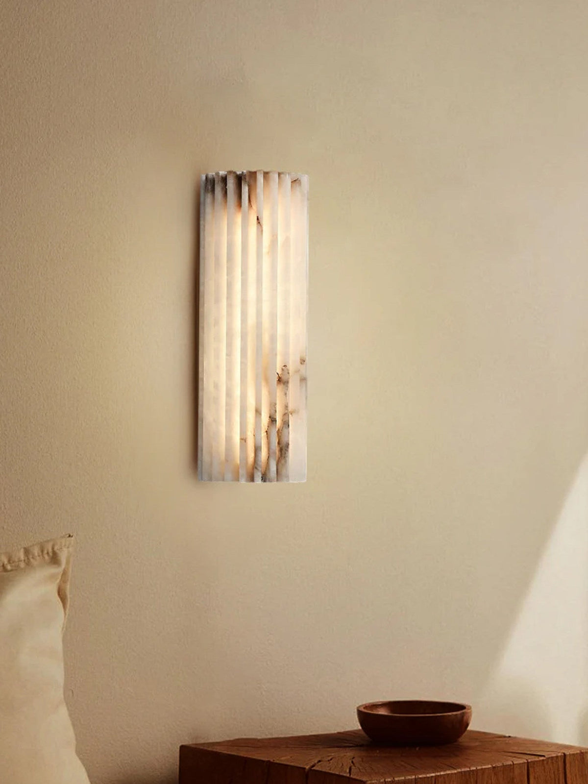 Wall Light Alabaster Integrated LED & Dimmable