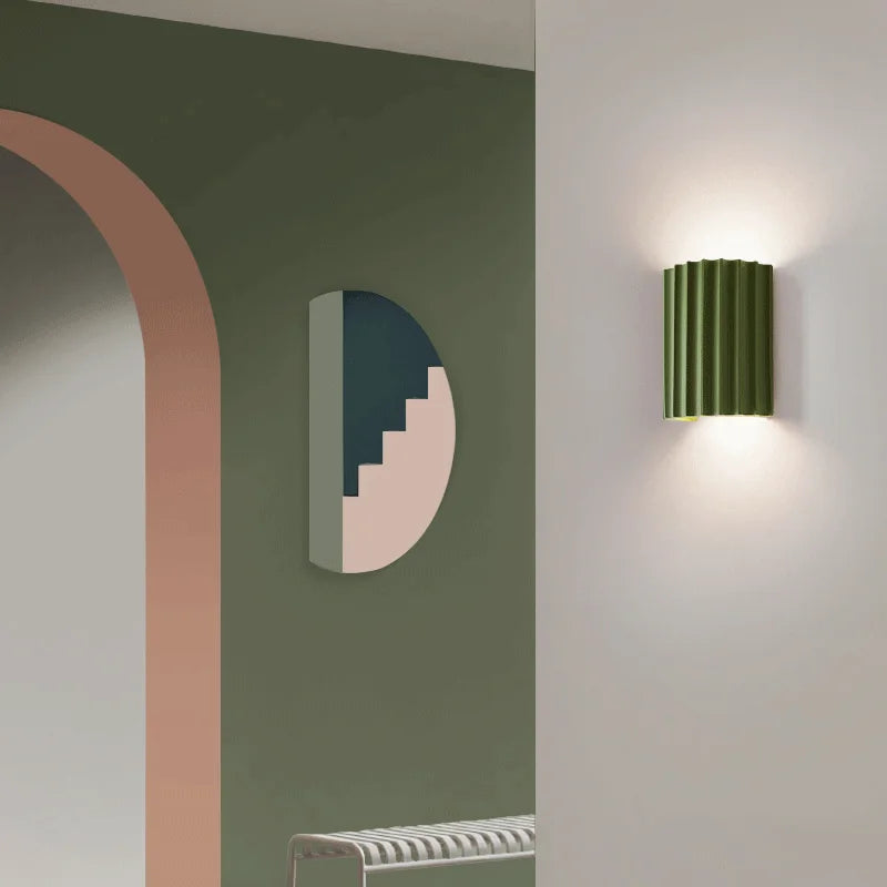 Wall Light Artistic Resin Energy-Efficient LED