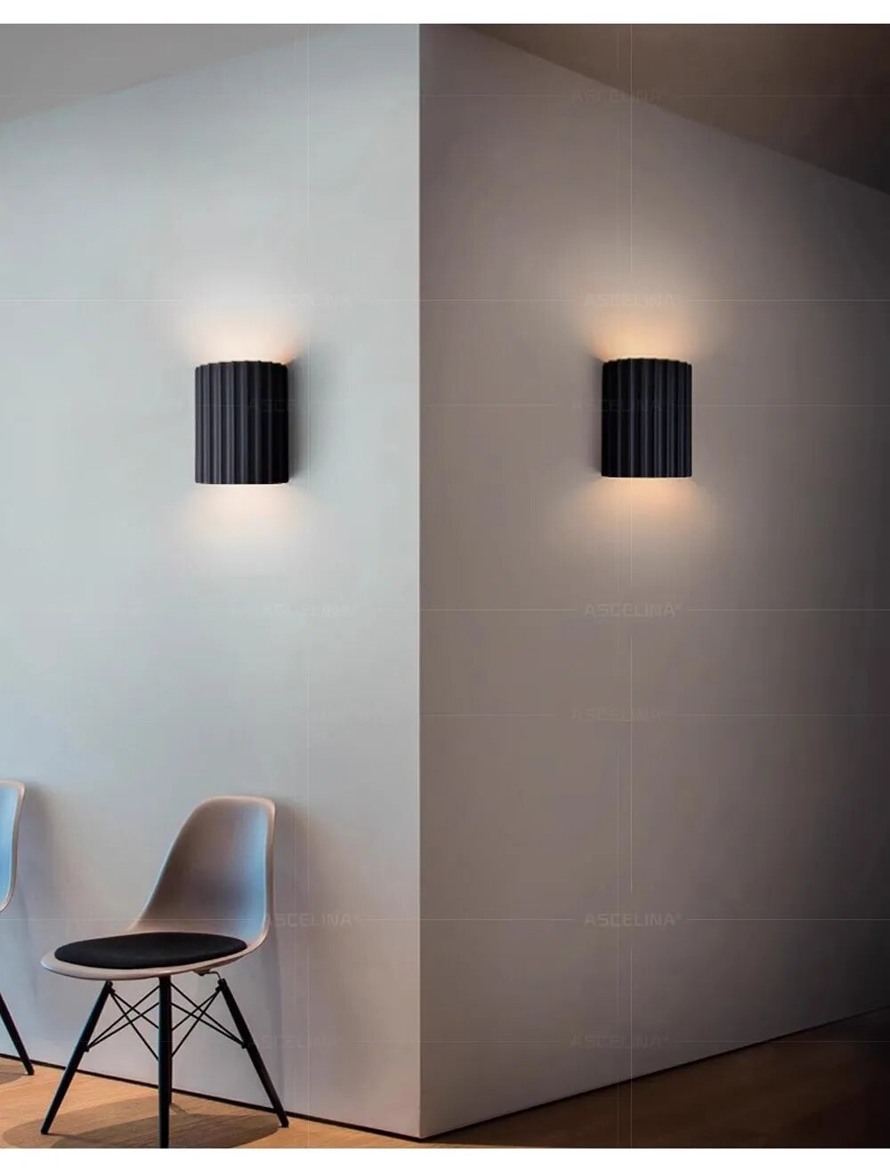 Wall Light Artistic Resin Energy-Efficient LED