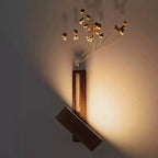 Wall Light Built-In Vase Touch Dimmable Rechargeable 11H Battery