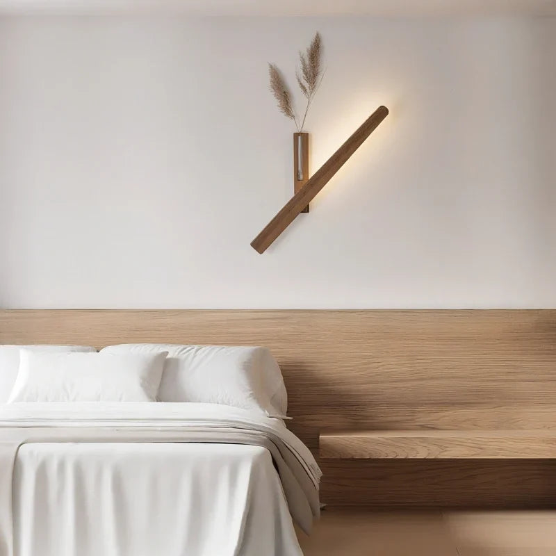 Wall Light Built-In Vase Touch Dimmable Rechargeable 11H Battery