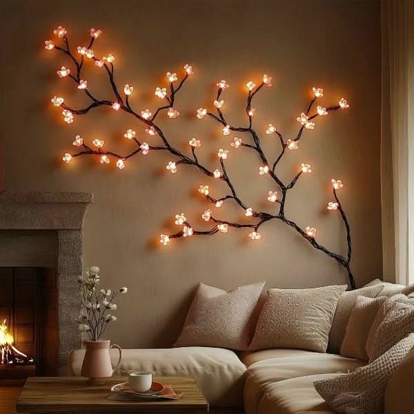 Wall Light Cherry Blossom Warm White LED