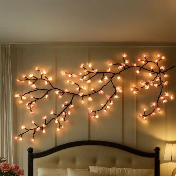 Wall Light Cherry Blossom Warm White LED