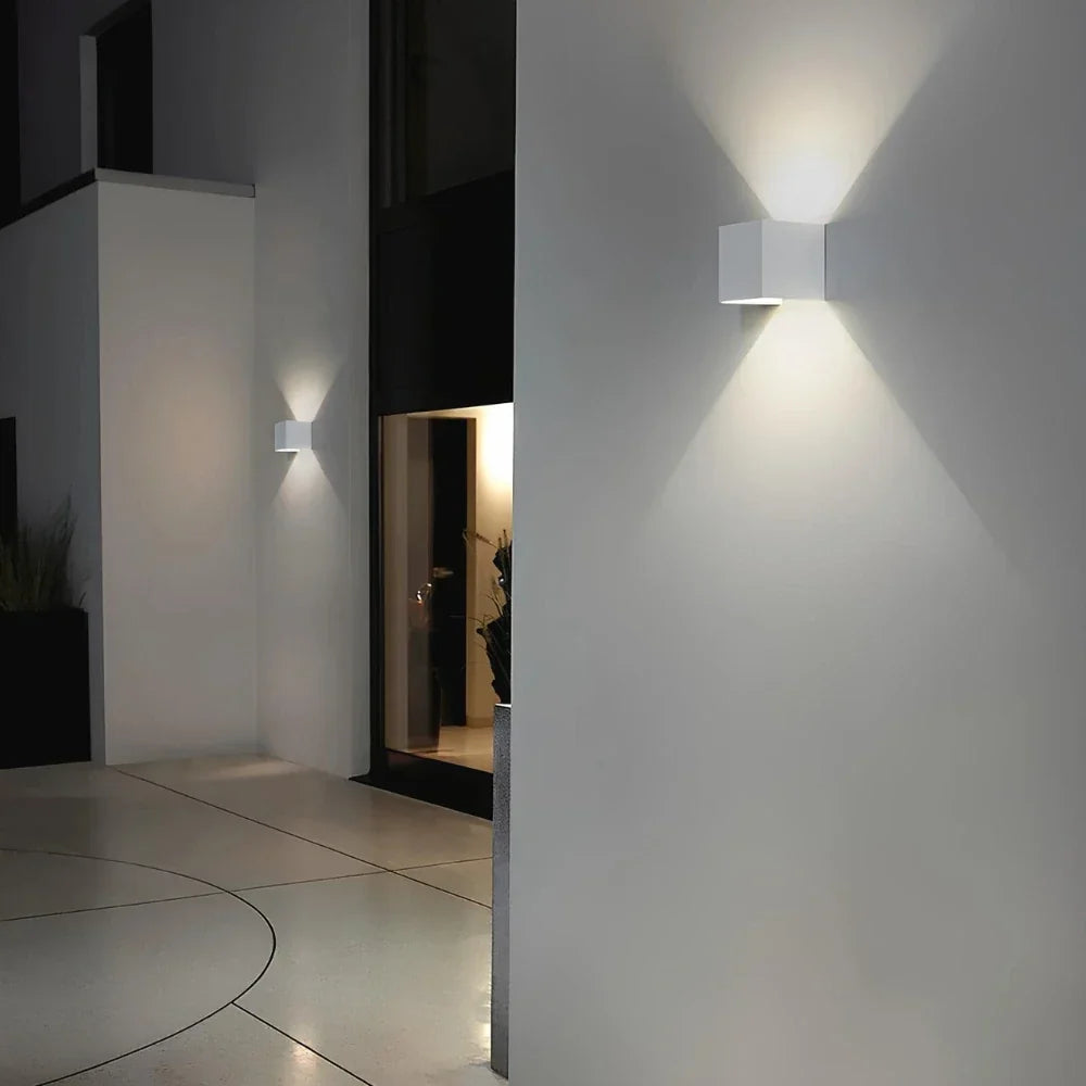Wall Light Dual Adjustable Panels Hardwired Or USB Rechargeable