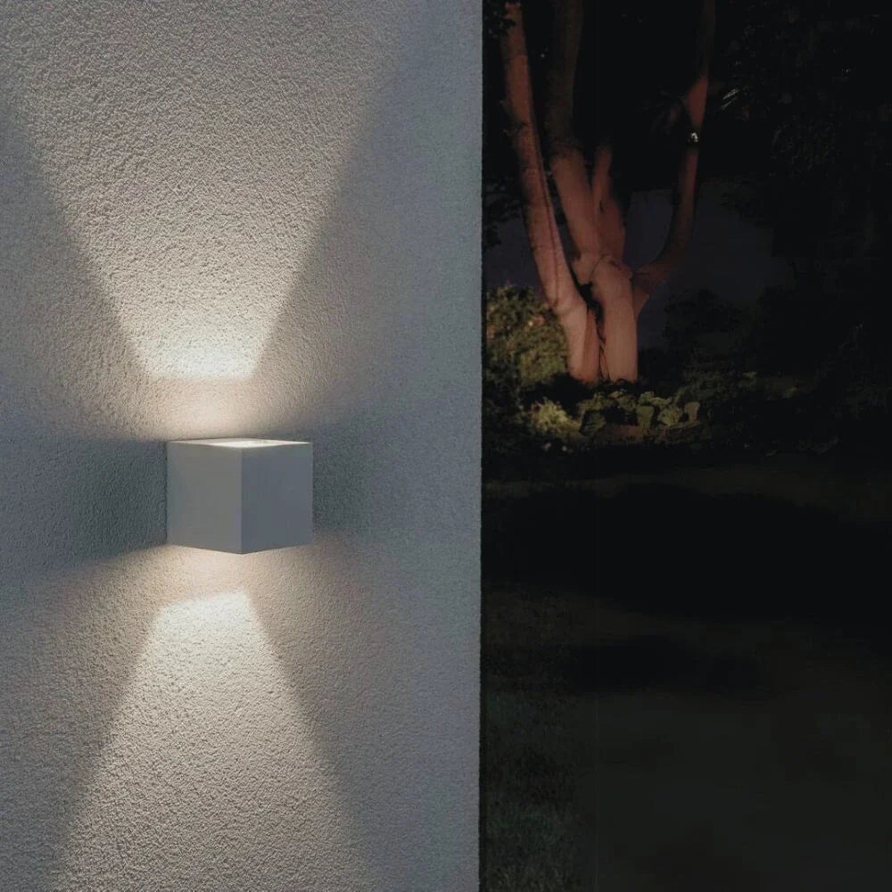 Wall Light Dual Adjustable Panels Hardwired Or USB Rechargeable