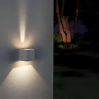 Wall Light Dual Adjustable Panels Hardwired Or USB Rechargeable