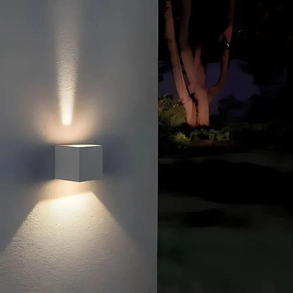 Wall Light Dual Adjustable Panels Hardwired Or USB Rechargeable