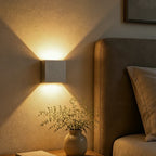 Wall Light Dual Adjustable Panels Hardwired Or USB Rechargeable