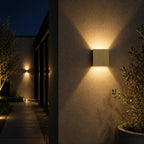 Wall Light Dual Adjustable Panels Hardwired Or USB Rechargeable