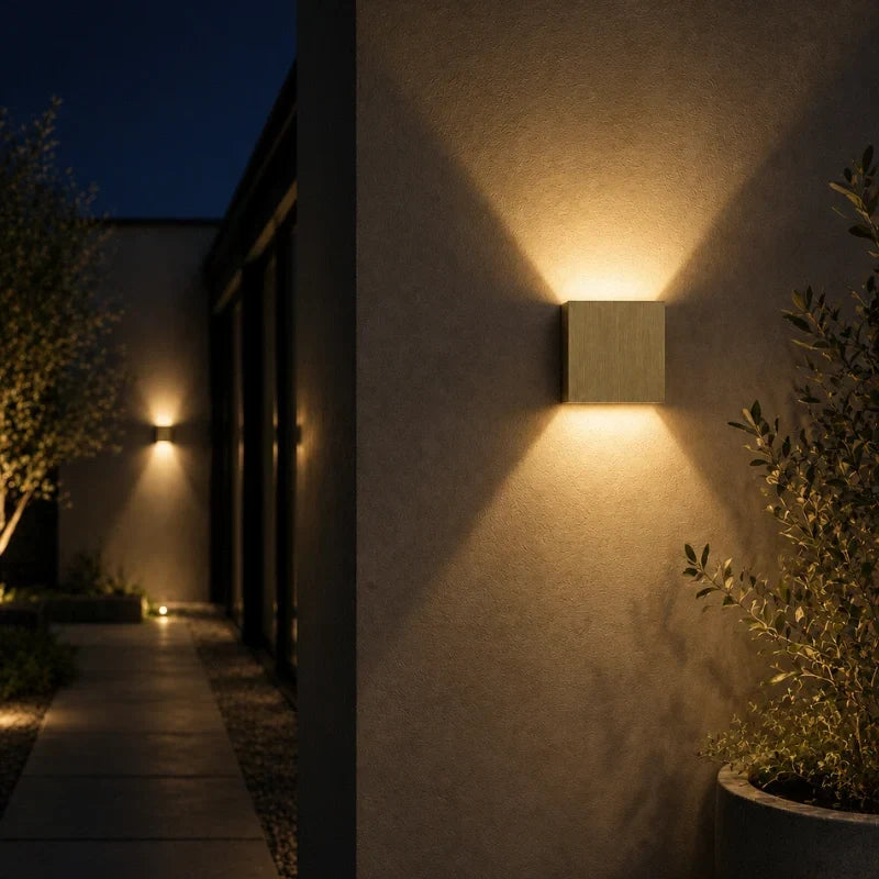 Wall Light Dual Adjustable Panels Hardwired Or USB Rechargeable