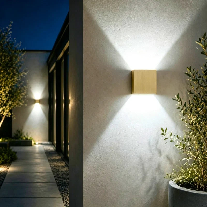 Wall Light Dual Adjustable Panels Hardwired Or USB Rechargeable